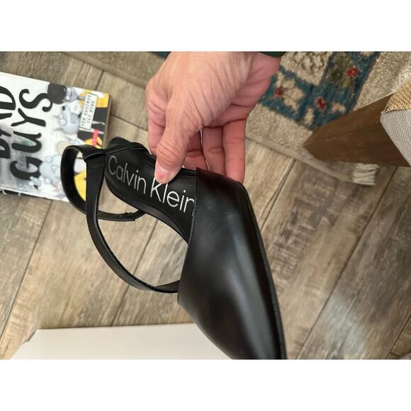 Calvin Klein Women's Faux Leather Pointed Toe Pumps High Heels Size 8.5 - Picture 12 of 16